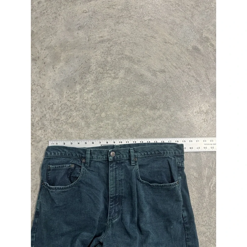 Vintage Pepe Jeans Green/Blue Denim Jeans Men's Size 38W